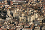photo aérienne du Palais des Papes dans Avignon (Vaucluse)